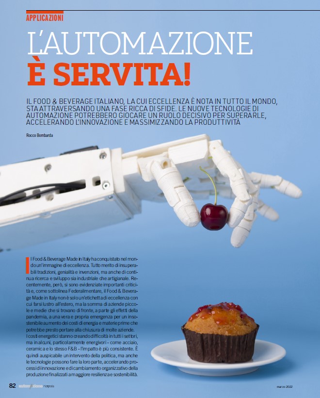Alleantiasrl's tweet photo. “Il #FoodandBeverage si è avvalso da sempre di macchine a elevata automazione e delle migliori tecnologie.
Leggi l'intervista di @Alleantiasrl su #automazioneintegrata del Gruppo Editoriale @TecnicheNuove .
#IIoT #Industry40 #IntegrationPlatform #technology #edge https://t.co/xOy3Xcmudb