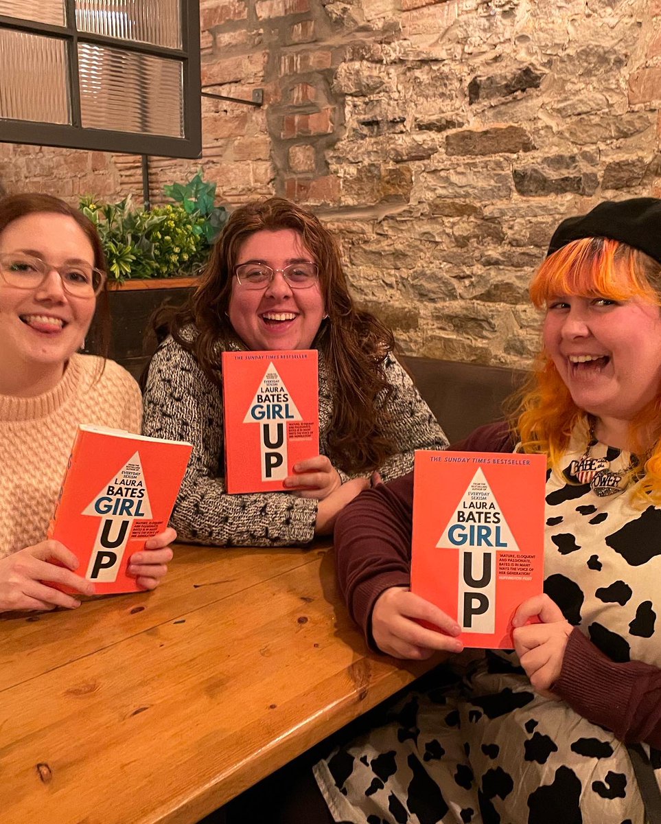 Such a lovely evening discussing Laura Bates’s book Girl Up. Keep an eye out for news about our next books and meet up 📚