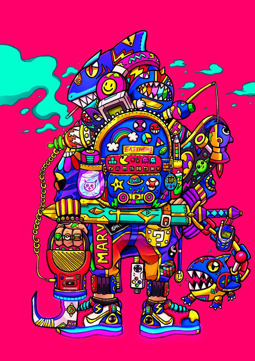 MAD SHARK 🦈🌈💥 on <a href="/foundation/">Foundation 🌐</a> 
I am a aqua hunter ‼️
Reserve price : 0.2 $ETH

foundation.app/@mynameiston/m…

#NFT #NFTCommunity #NFTTHAILAND #nftcollector #NFTCollection #cyberpunk #90s #FoundationNFT