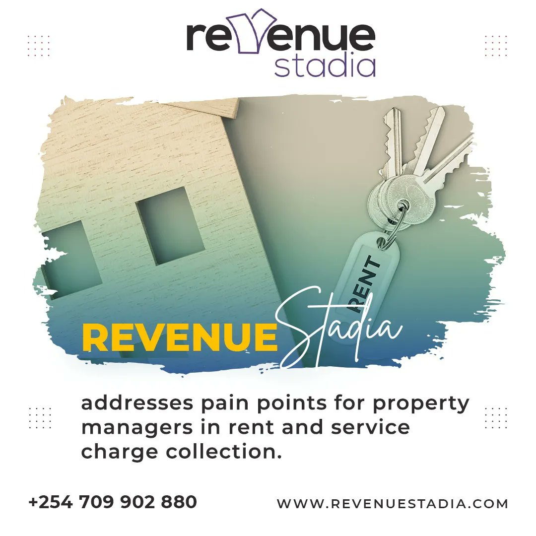 RevenueStadia's tweet image. List any type of property. We provide a dynamic link on your website and we charge lower commissions compared to other listed companies. Reach out to us on 0709 902 880
#revenuestadia #tierdata #property #realestate #propertymanagement #propertymanagementsoftware #realestatekenya
