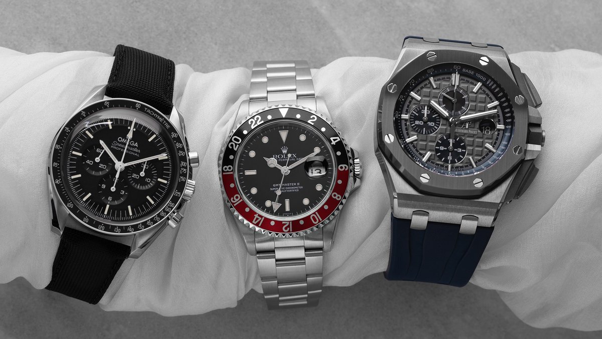 watchmaster's tweet photo. Which one do you prefer? 🤩
#rolex, #omega or @audemarspiguet? 🤔
➡️ Fore more watches: https://t.co/l0UpAltZmF
#watches #watch #watchcollector #watchmaster #germany #OnThisDay #tuesday https://t.co/WlCwJSOf0w