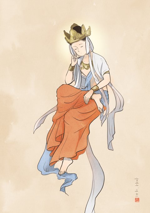 弥勒菩薩のtwitterイラスト検索結果