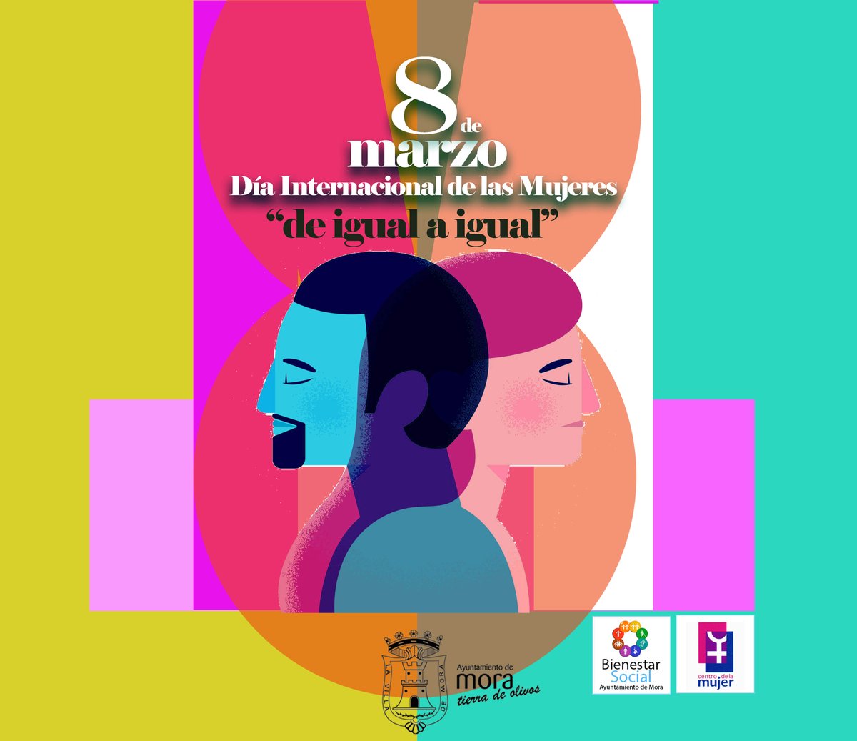 👧👩👵 #8M #DiaInternacionaldelasMujeres
Hay que acabar con todo tipo de #violenciadegenero que aún coarta la libertad y condiciona la vida de miles de #mujeres hoy en día, en todos los ámbitos sociales

Queremos vivir juntos, ¡#Deigualaigual! 🤗

#mujer #DiadelaMujer #Mora