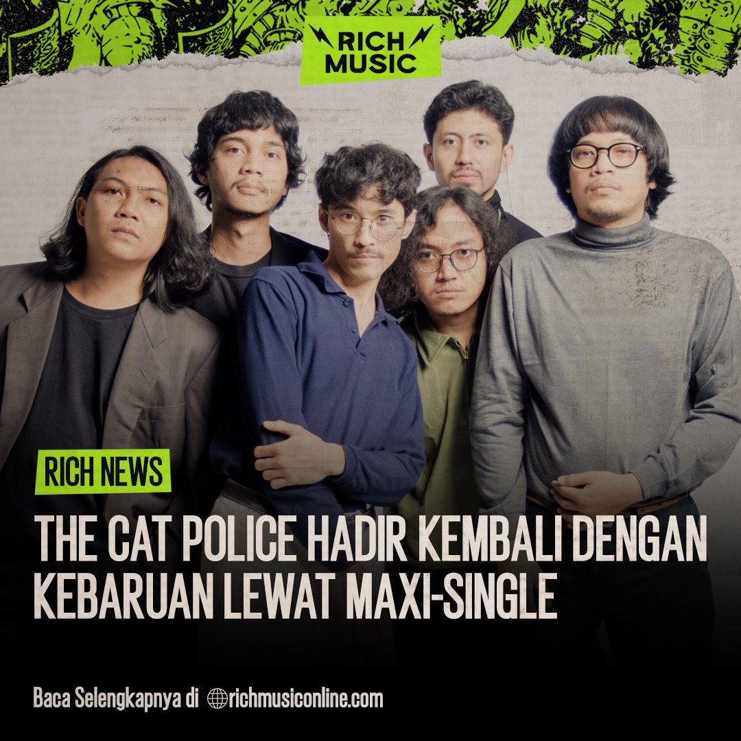 The Cat Police Hadir Kembali dengan Kebaruan lewat Maxi-single

l8r.it/4LVA