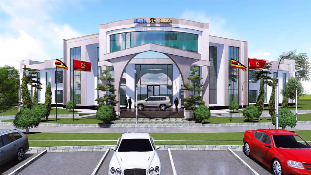 UGHighCommDAR's tweet photo. PICTORIAL:The artistic impression of the proposed Uganda High Commission,Chancery Dodoma. https://t.co/NNnJfLHpO7