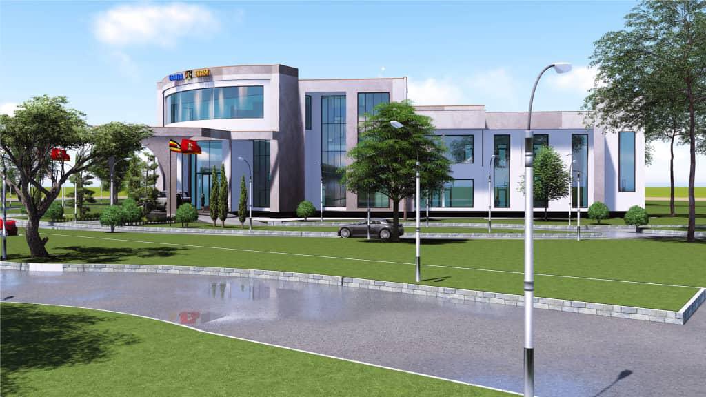 UGHighCommDAR's tweet photo. PICTORIAL:The artistic impression of the proposed Uganda High Commission,Chancery Dodoma. https://t.co/NNnJfLHpO7