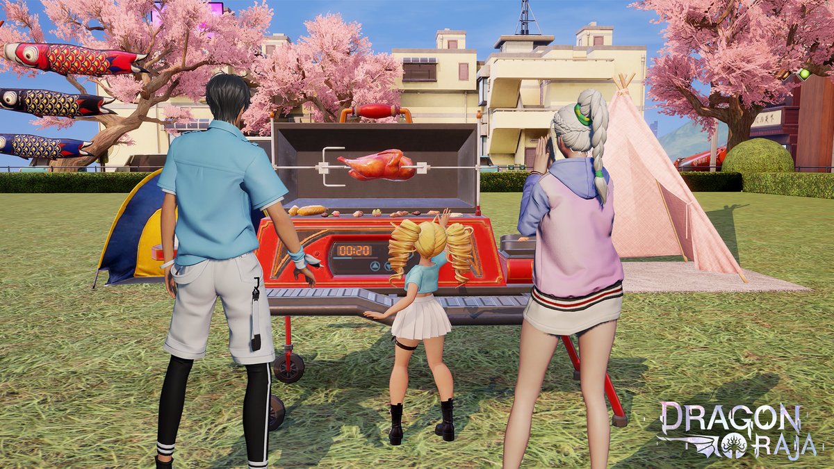A wonderful weekend is coming~
Do you have any plans? Eva thinks having a picnic outdoors is a good idea!

#DragonRajaSEA #DragonRaja #Archosaurgames #MMORPG