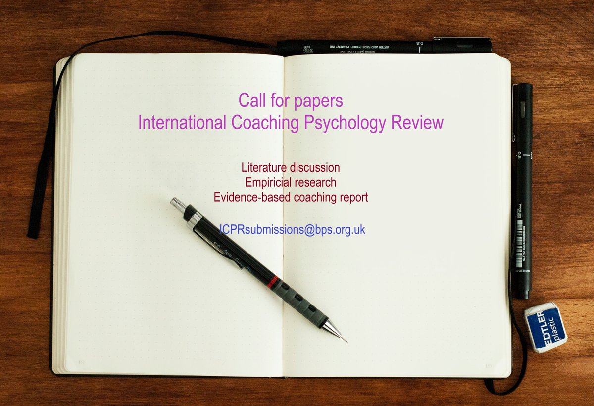 BPS Division of Coaching Psychology (@bps_docp) on Twitter photo We welcome academic articles, systematic reviews and other research reports which support evidence-based coaching practice
Please visit lnkd.in/dVDq8yC for more details.
Any questions, please contact: ICPRsubmissions@bps.org.uk #coaching #research #psychology We welcome academic articles, systematic reviews and other research reports which support evidence-based coaching practice
Please visit lnkd.in/dVDq8yC for more details.
Any questions, please contact: ICPRsubmissions@bps.org.uk #coaching #research #psychology