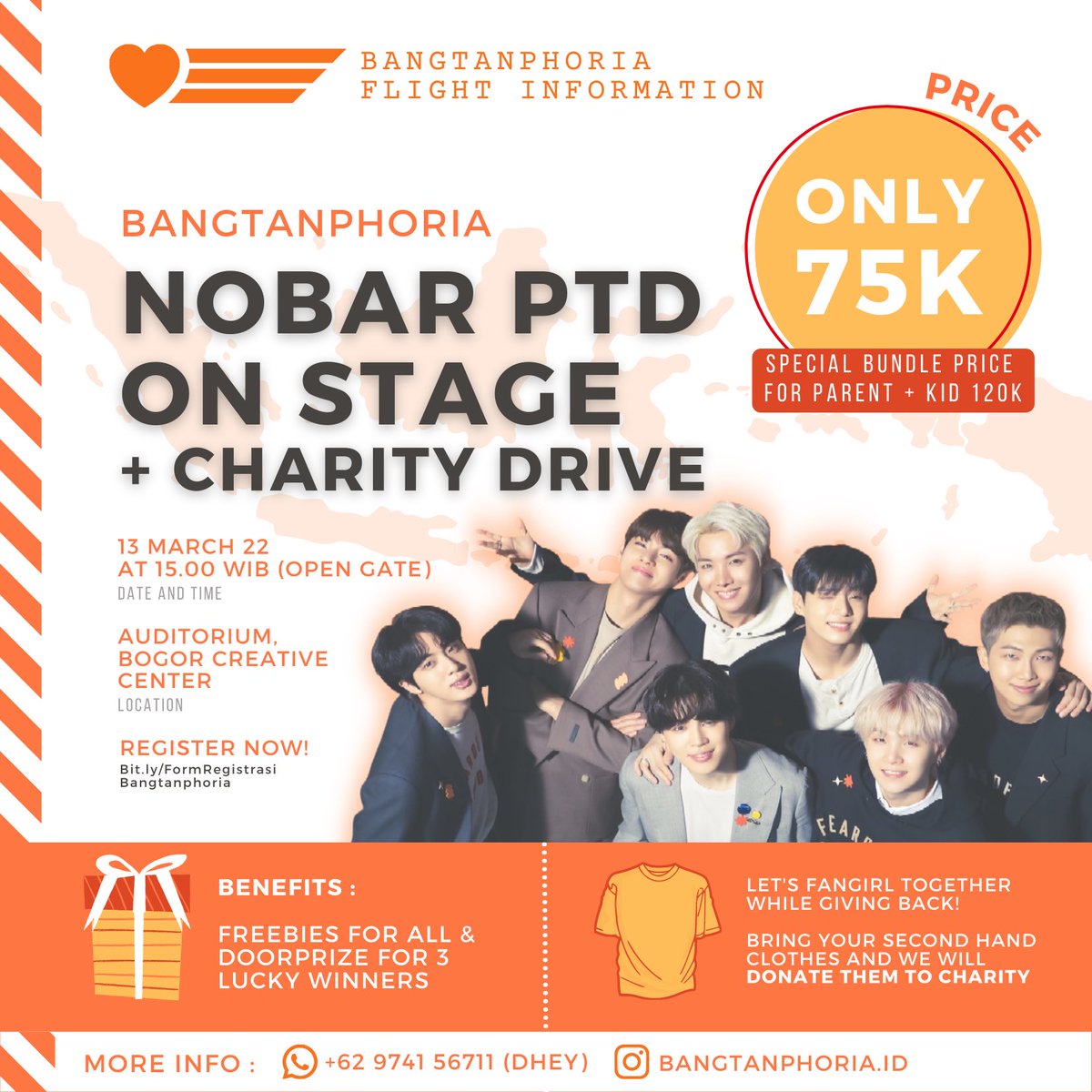 bangtanphoriaid's tweet photo. ❗️NOBAR PTD ON STAGE BOGOR ❗️

Hai Indomy Bogor..
Masih cari info NOBAR #PTD_ON_STAGE_SEOUL  13 Maret 2022 besok?
Yuk kepoin https://t.co/8VP6Nw8tvT 😉

🗓️ Minggu, 13 Maret 2022 
⏰ 15.00 WIB
📍Auditorium, Bogor Creative Center
🎫: 75K ONLY

Regis:
https://t.co/rJP9grgxIB https://t.co/wZnMJYie6J