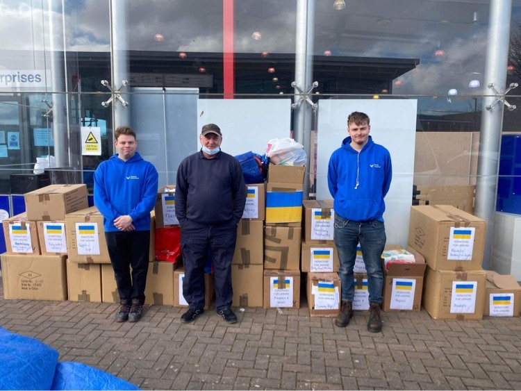 MeadatHilperton's tweet photo. Thank you to all families for contributing to our collections for Ukraine. Thanks particularly to Mrs Thain and Mrs O'Leary for helping sort the donations and arranging transport. The response from our community has been overwhelming.
Thank you. https://t.co/g8NussMRlP