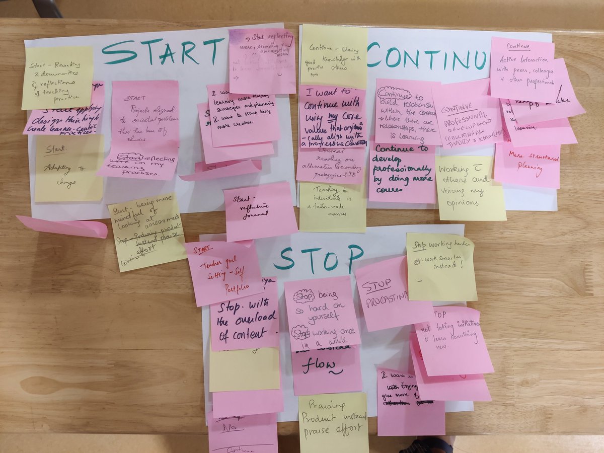 #professionaldevelopment is always enriching when the room screams of creativity and new ideas. Led a session on teacher empowerment through portfolios. Work well done with a community  @IVSChennai <a href="/ibmyp/">IB MYP</a>