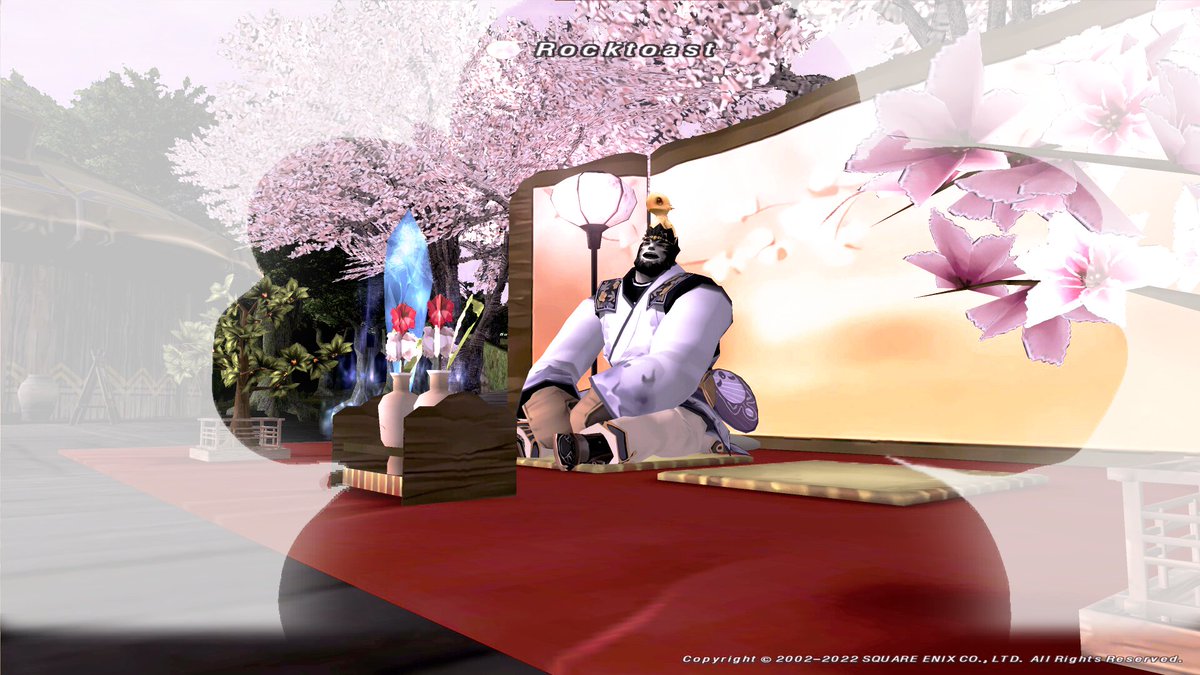 R0CKT0AST's tweet photo. Character Name: Rocktoast
World: Phoenix
Prize: Pretty Pink Subligar
#FFXI #VanaBloom #Galka #GalkaLife
Enjoying a blossomy moment with #chicobo 😺 https://t.co/ARJzEtL224