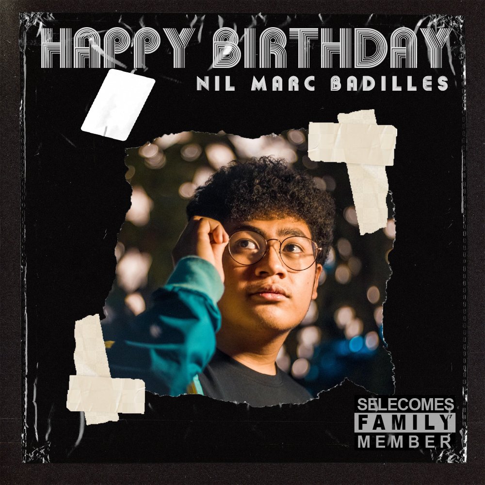 selecomes's tweet photo. Happy birthday to our Business Manager, Nil  Badilles! 🎉
The SELECOMES family wishes you joy, happiness, and more birthdays to come!! https://t.co/4vqnySVQ1I