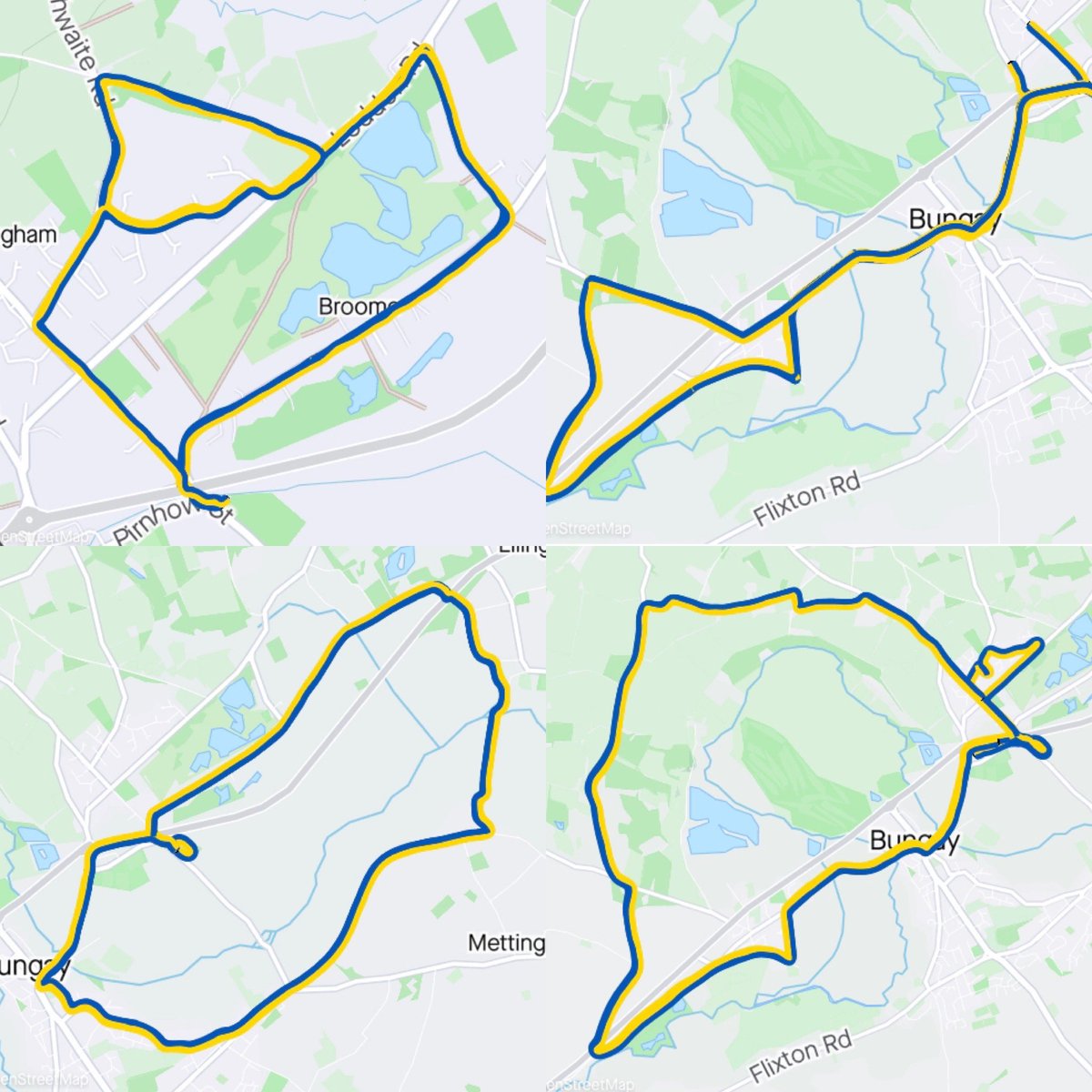 Last night, our Thursday social runs were a #RunForUkraine with all training fees going to British Red Cross supporting those affected by the events in Ukraine 🇺🇦