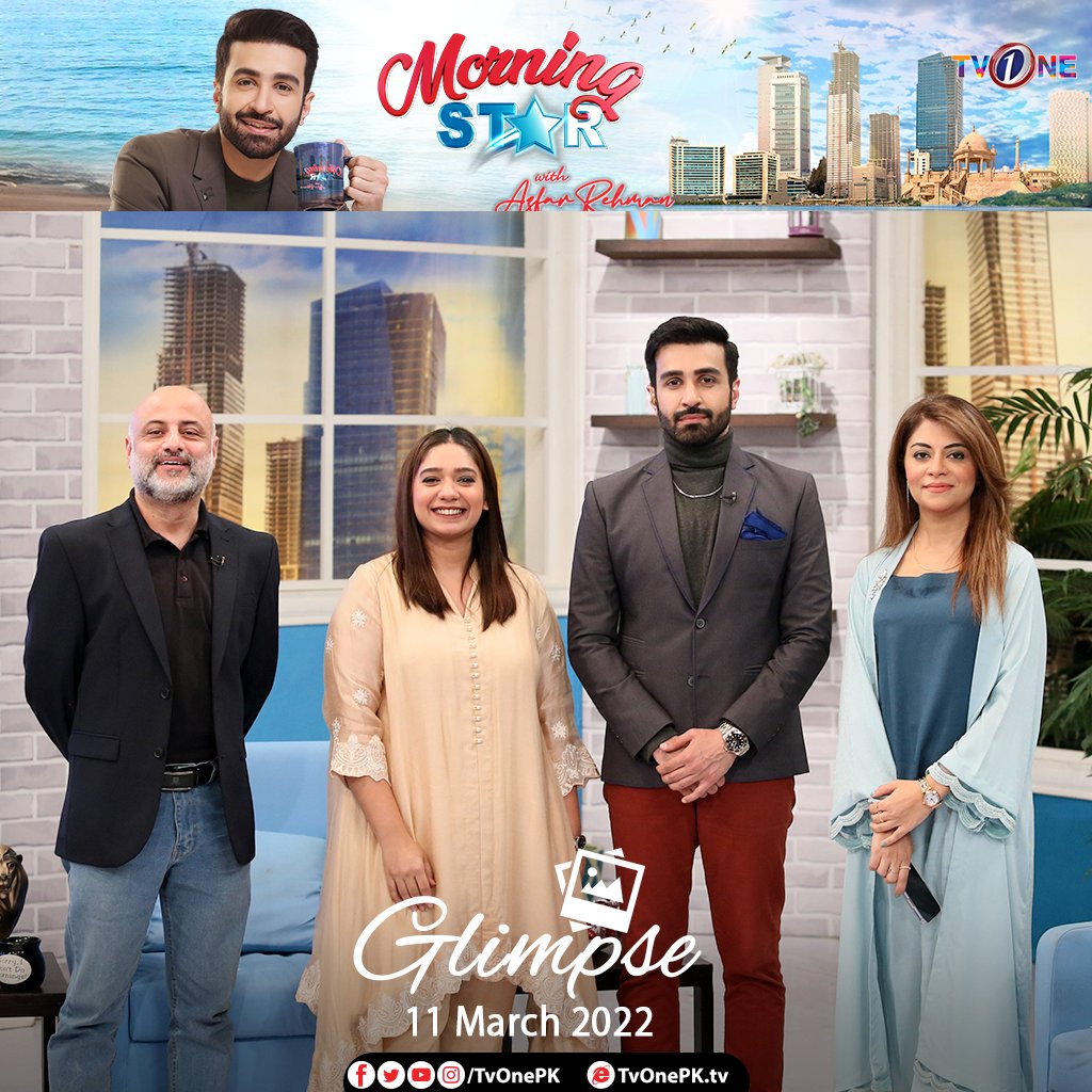 TVOnePk's tweet photo. Glimpse from today's "Morning Star" with "Azfar"

#MSTvOne #MorningStarWithAzfar #MorningStar #TVOnePK #RiseandSmile #Azfar #chefmuneeza #AzFu https://t.co/JVb3VjvkT4