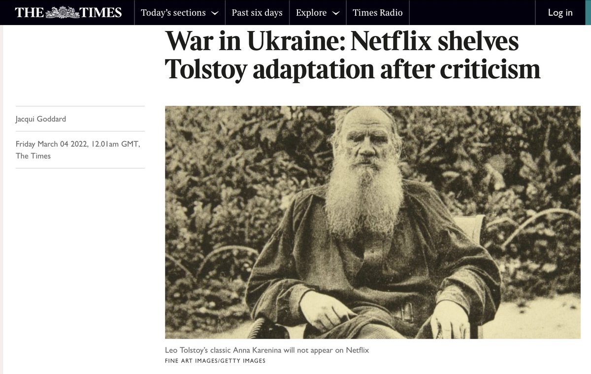 TheLitCritGuy's tweet photo. ah yes, famously pro-war author *checks notes* Leo Tolstoy https://t.co/LBW8X7fpD4