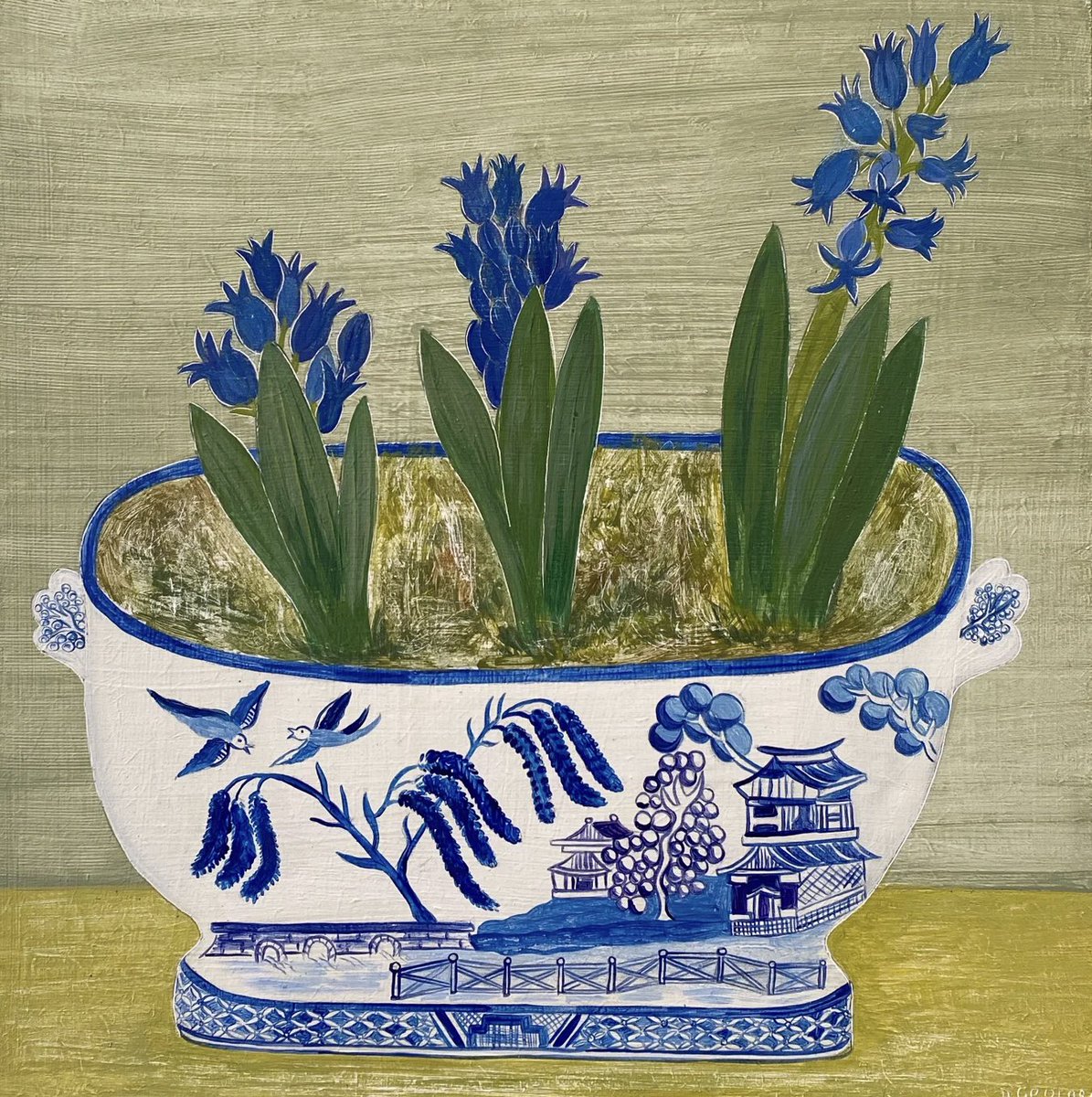 ArtGuideAlex's tweet photo. Willow pattern..
#DebbieGeorge https://t.co/xQGjgehHN2