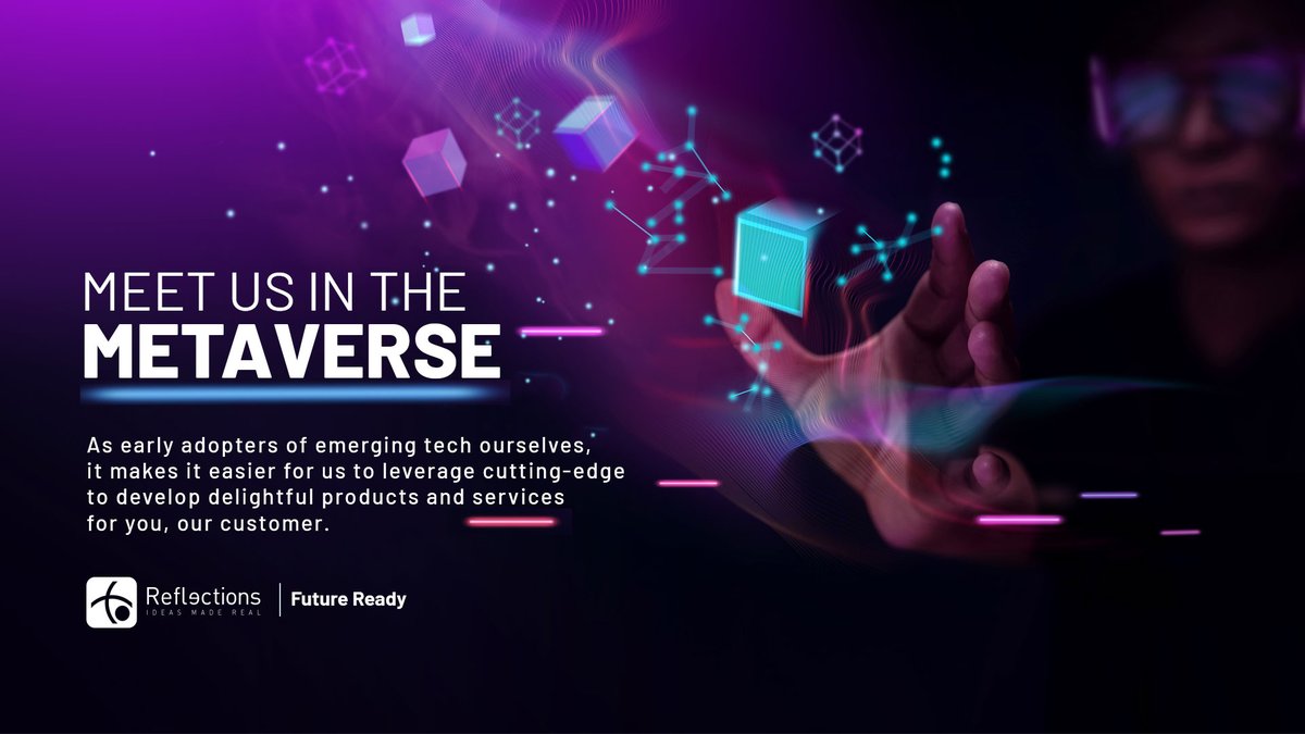 reflectionsis's tweet photo. #metaverse #futureready #virtualoffice #digitalworkspace #reflections #reflectionsinfosystems https://t.co/l84YYDFwae
