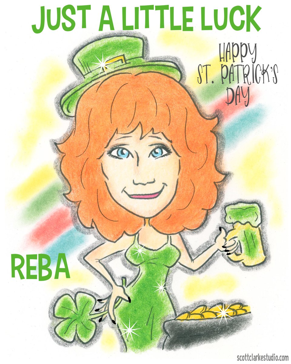 Happy St. Patrick's Day REBA -toon!

#happystpatricksday #rebamcentire #justalittlelove @reba