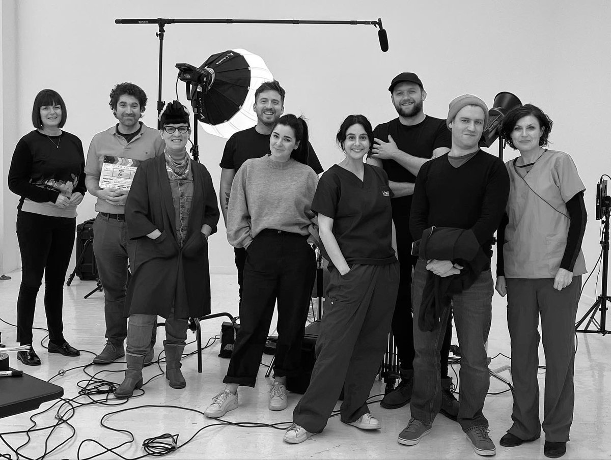 dotanddiode's tweet photo. We’ve just returned from a whopper of a week at @fivefourstudios in Manchester filming lots of content for a new client. We were blessed with the most fantastic team!

We provided all pre and post-production, location, cameras, lighting, sound, autocue, talent &amp; script writing 🎥 https://t.co/N0VLdrP4nH