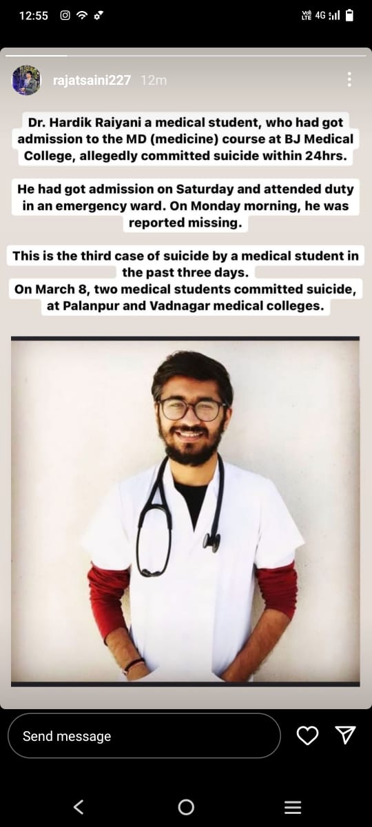 mizpaah_faarig's tweet photo. This isn't from just being overworked. No one gets into a speciality or course not knowing what it bears. This is something else and beyond. 
There is a hypoxic need of an efficient and involved mental health service at every hospital. A consideration, a humanity. 
#Doctors https://t.co/zYVPaxm4LZ