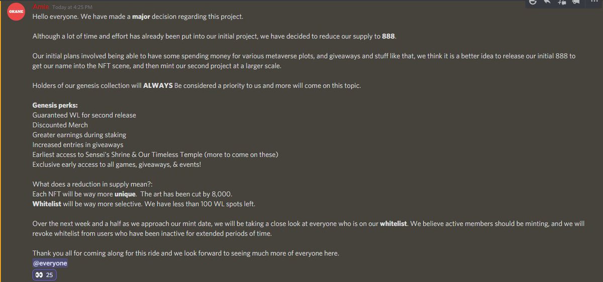 Update: 
If you aren't in our discord yet and haven't heard about our recent announcement. Please read here, very important information regarding our supply and future.

TLDR: 888 Supply

Excited for mint day 🎈