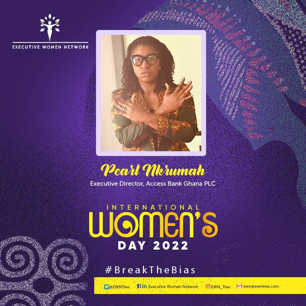 EWNTree's tweet photo. EWN stands in solidarity with women all over the world and has joined the campaign to “Break the Bias🙅🏽‍♀️”

We celebrate Pearl Nkrumah as one who shows us that Breaking the Bias is possible.

#Wearestrongertogether
#IWD22 https://t.co/akVXbgAamn