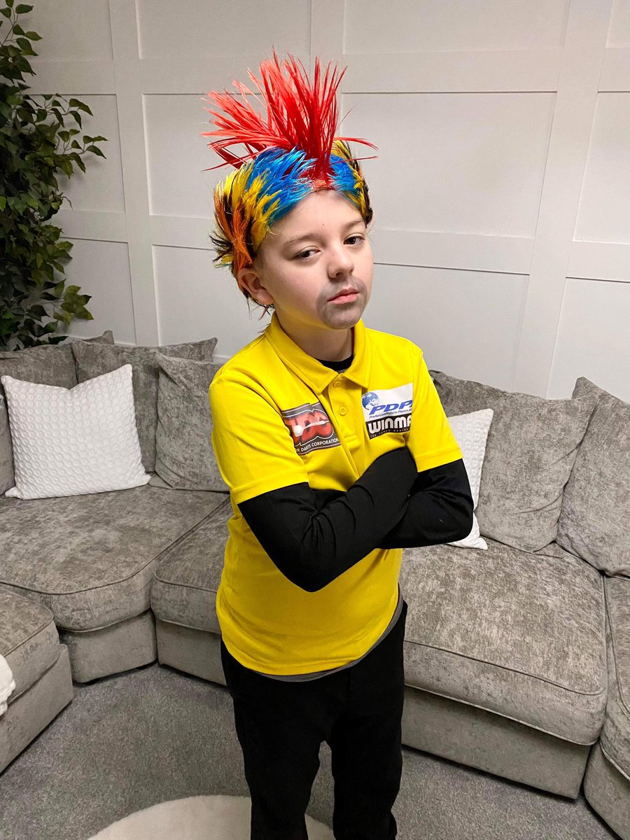 JamesMatthewman's tweet photo. So it’s his world book day and he wanted to go as @snakebitewright I said “what book is he in” he said “my book” I said “what book is that” he said “my book of absolute legends” 🤣 if that’s not commitment to his idol I don’t know what is 😂 https://t.co/yHb3knds3o