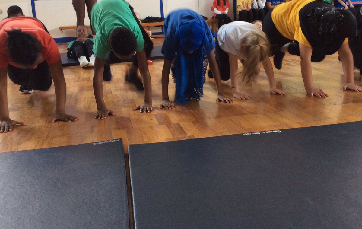 RanikhetAcademy's tweet photo. Year 4 performing @TeamSuperSchool exercises with commonwealth gold medalist, Ryan Scott #Doyourbest! https://t.co/uXdc20tPZh