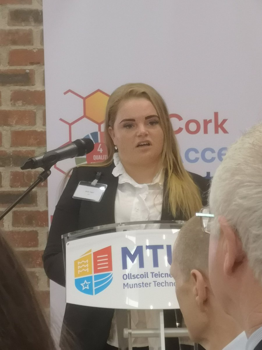Great to hear from <a href="/BredaHogan4/">Breda Hogan</a> raising the profile, issues and barriers facing many travellers accessing employment. <a href="/MTUCork_Access/">MTU Cork Campus Access Service</a> creating directory of employers supporting inclusion and access. #traveller #education #corkcan