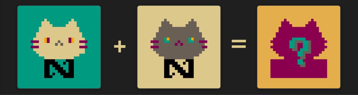 CuteRetroNFT's tweet photo. CuteRetro Cat Gen1 ---> Gen2 below rules 👇
send back you 2 of Gen1 to following address 543b8f3cfd3e304701af34dc48074bdde93e349ca7d4c3951a172e416302d00a ( NEAR wallet)

and we will send you back CuteRetro Cat Gen 2 https://t.co/7kRlGIceul