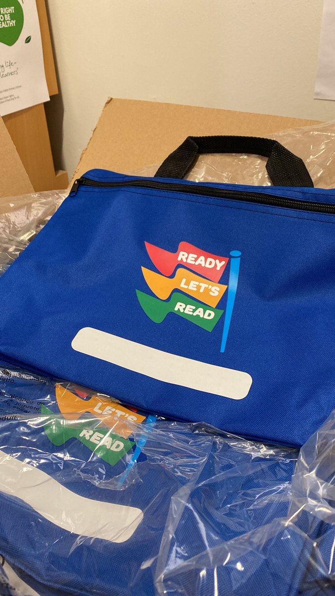 Our ‘Ready Let’s Read’ book-bags have arrived. I can’t wait to be sending home some brilliant books with some of our brilliant Reception children in these! @MostonFieldsPS #earlyintervention #EYFS #reading #literacy #readingrecovery