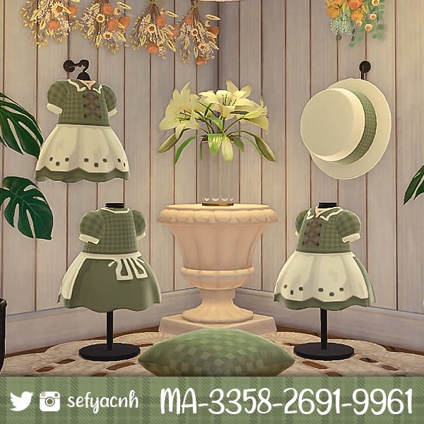 SefyACNH's tweet photo. 🌿Lara Collection's 🍃
Lara collection's are seven dresses in total. Today I publish the penultimate, let me know if you like it 😊
#ACNH #ACNHDesigns #AnimalCrossingNewHorizons #AnimalCrossing #AnimalCrossingcommunity #acnhprodesign #AnimalCrossingDesigns #animalcrossingcode https://t.co/8xomfN5EYg