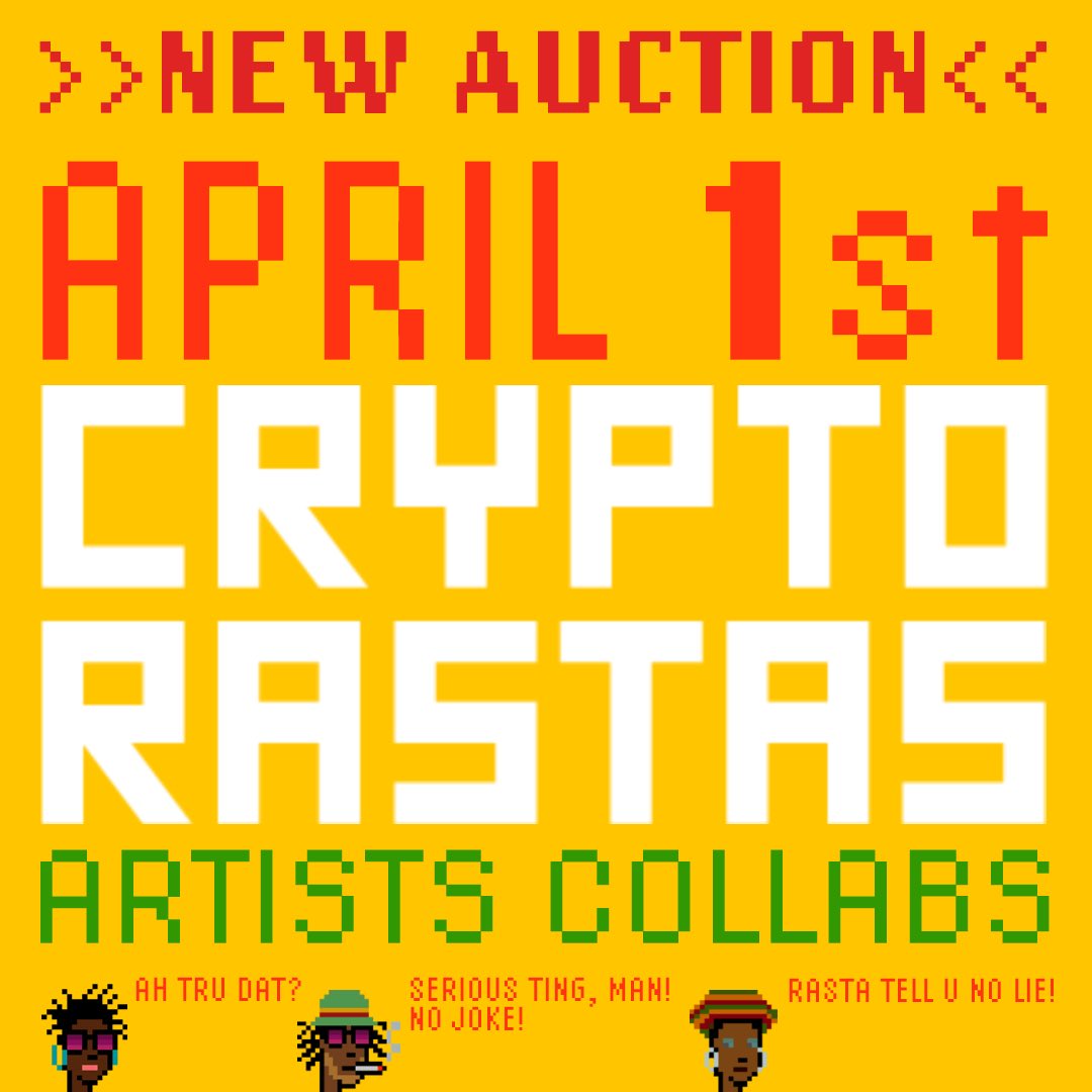 #GM #NFTCommunity are you Ready!!!! 
#cryptorastas family!!!