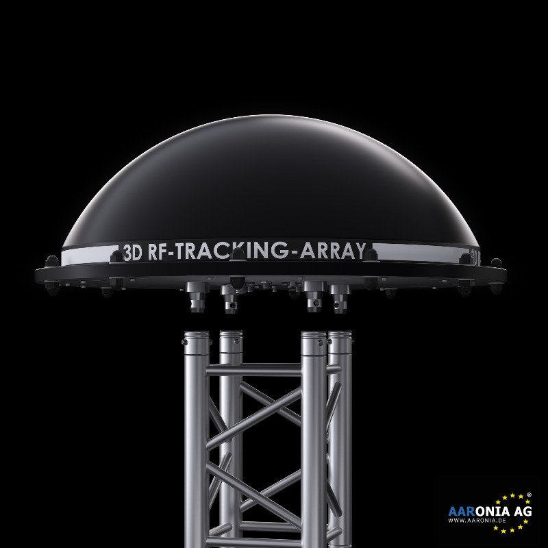 Aaronia_AG's tweet photo. 3D RF Direction Finding &amp; Monitoring Antenna:
- Shows azimuth AND elevation
- 8µs tracking speed
- 1° tracking accuracy
- Included GPS
- Vertical and horizontal polarisation
- RF over Fiber (option)
- IP66 rating
#aaronia #antenna #rf #tracking #spectran