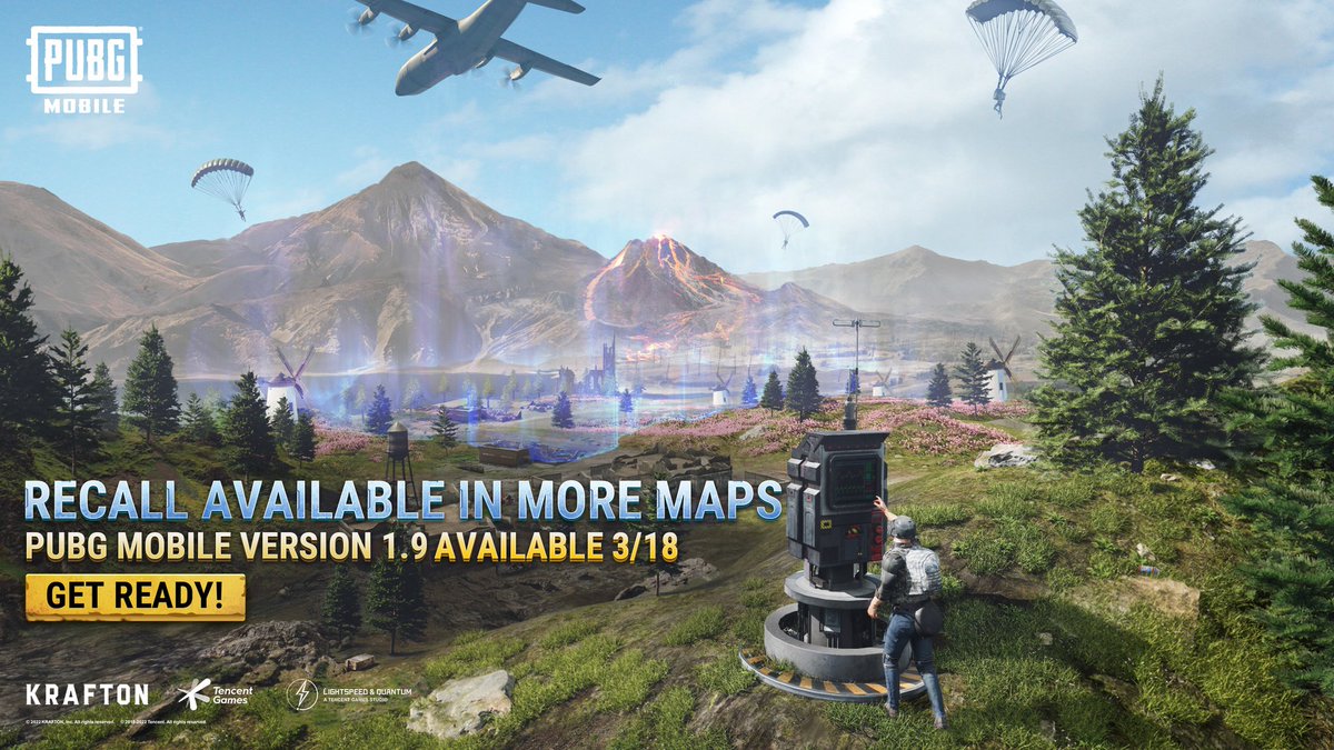 PolgoGaming's tweet photo. The recall system will be available on more maps in @PUBGMOBILE version 1.9!

🔸Unranked Mode: Erangel, Livik, &amp; Aftermath
🔸Ranked Mode: Erangel Vibrant Anniversary &amp; Livik Vibrant Anniversary

#pubg #pubgm #pubgmobile
#bgmi #battlegroundsmobileindia
#polgogaming #polgo https://t.co/ReKYXzknby