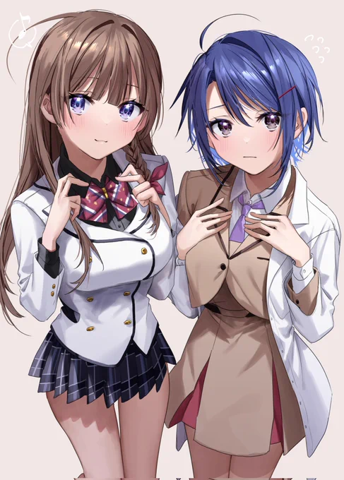 「この制服……似合う?」#じついも #オトデレ 