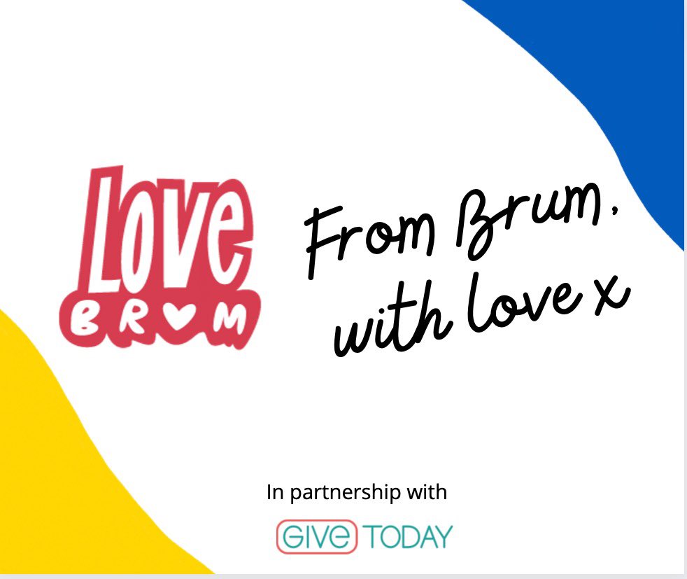 KayDaniels's tweet photo. #Birmingham, today
@LoveBrumUK is launching a response to the #Ukraine crisis, 'From Brum With Love'. it's an easy way to do your bit and support those in need.

Buy 'packs' of essentials from just £15, which will be sent directly to the polish border: 

https://t.co/lQ5FkYEAyx https://t.co/C5aQo4qQsT
