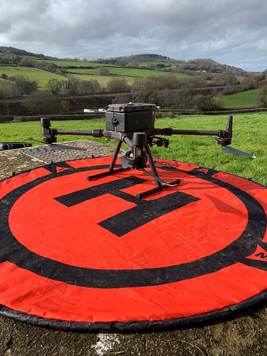 weareruas's tweet photo. Taking advantage of the only good weather we may get today. Conducting mapping surveys in the South West, using the Matrice 300 with the L1, mapping land like this has never been easier or more comprehensive!

See more at https://t.co/GzSTDRqNfq

#Drones #DJI #flights #L1DER https://t.co/LecUkvNiXU