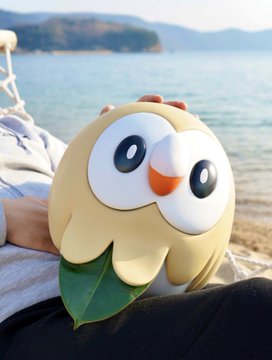 ポケモン モクロー を実寸大で再現した粘土細工が癒やしの塊 振り向きざまのキュートな目玉がたまらなくいとおしい 1 2 ページ ねとらぼ