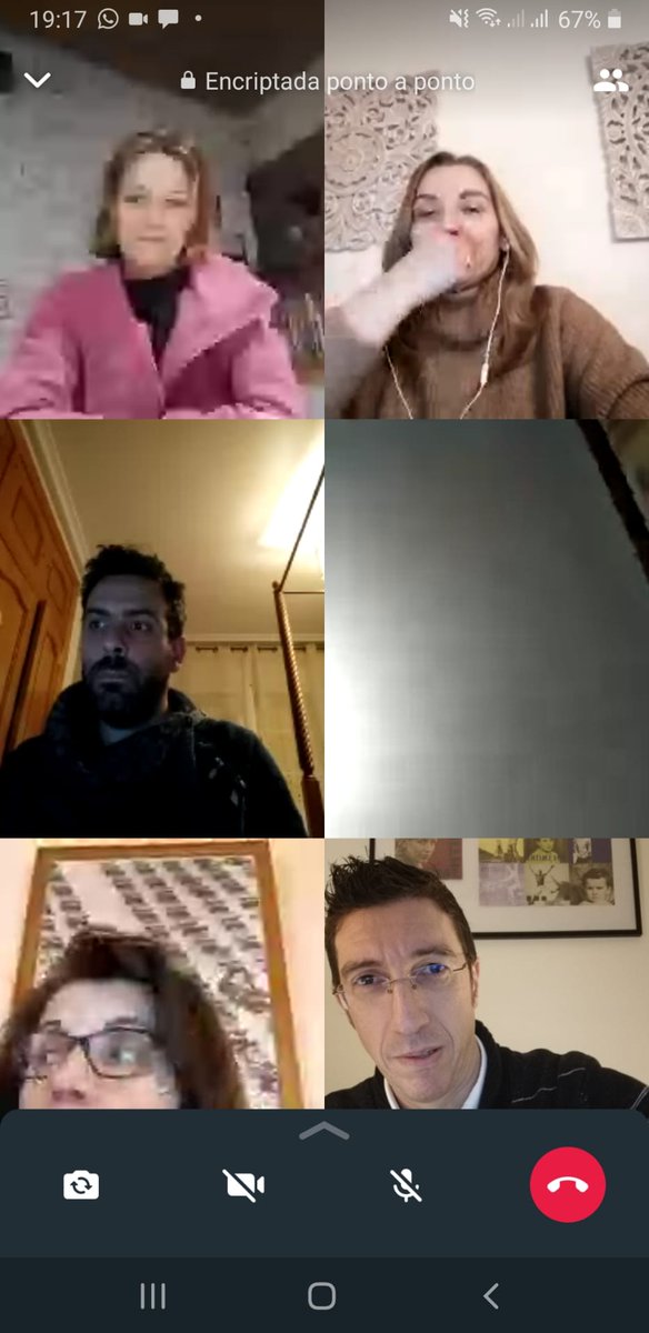 Por la tarde del martes llego tiempo para los profesores para coordinarnos con nuestros socios de #Portugal, #Francia, #RepúblicaCheca, #Rumanía y #Grecias. Dentro del proyecto #eTwinning de 4º de EP del <a href="/colsangregorio/">LA MENNAIS AGUILAR DE CAMPOO</a> "Hippocampus" #eTwinningSchool #eTwinning_CyL
