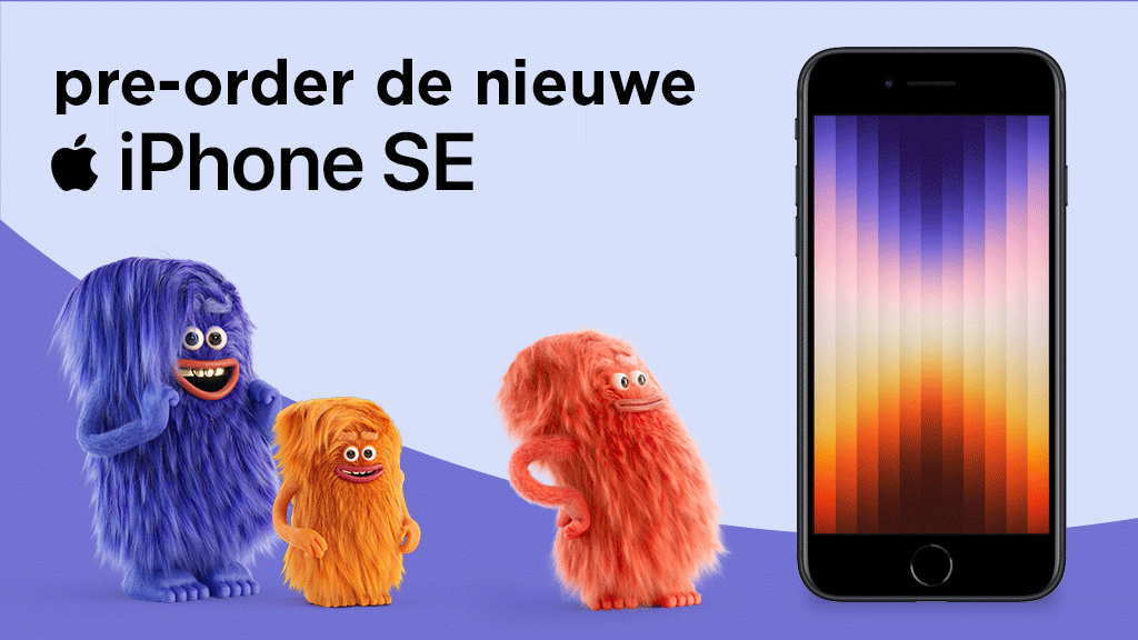 De nieuwe iPhone SE komt er aan! 𝗟𝗜𝗞𝗘 ❤️ deze tweet en ontvang een melding, zodat jij ‘m kan bestellen! #iPhoneSE
