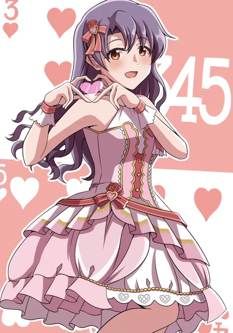 LOVERS HEART公演楽しみ〜ってことで共通衣装のハートスペクトル紗代子ちゃん! 