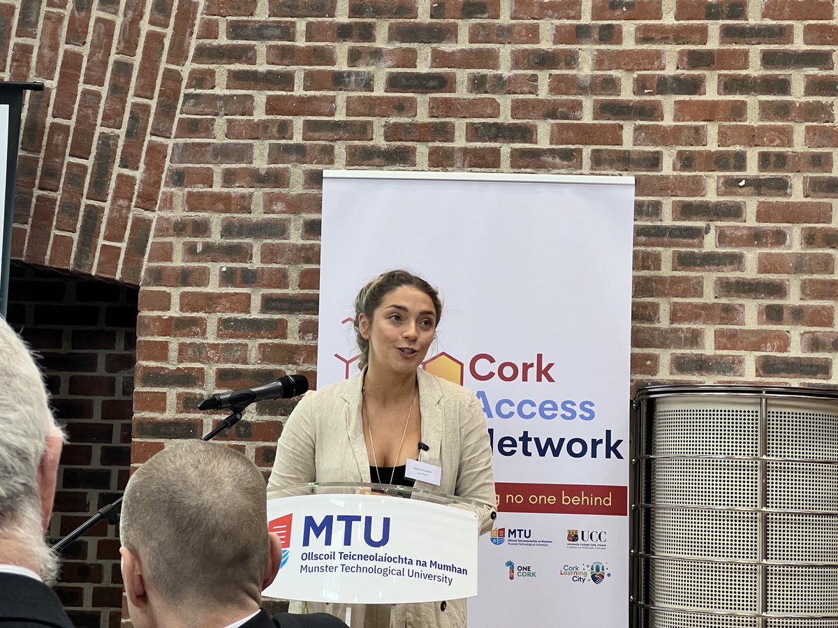 Another phenomenal young woman. Rebecca O Callaghan ⁦<a href="/UCC/">UCC Ireland</a>⁩ graduate supported by ⁦<a href="/Apple/">Apple</a>⁩ ⁦<a href="/VMware/">VMware</a>⁩. #dyslexia is not a disability. #leavingnoonebehind. ⁦<a href="/CorkChamber/">Cork Chamber</a>⁩ #CorkAccessNetwork
