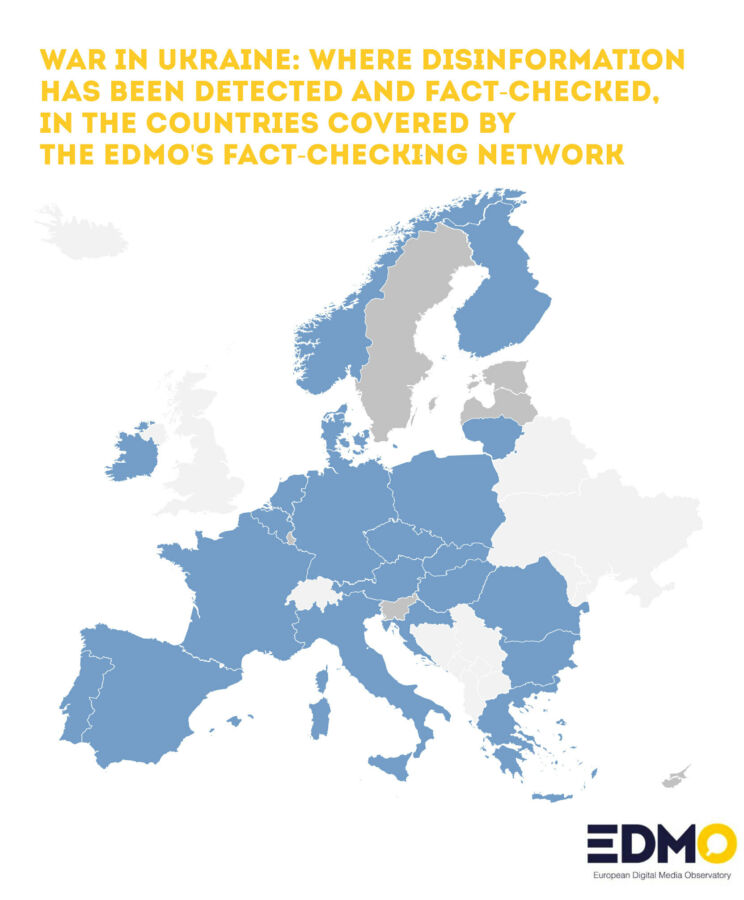 EDMO_EUI's tweet photo. 🇺🇦 Find every fact-checking articles verified by #EDMOeu's fact-checking network on the #RussianUkrainianWar here 👇

https://t.co/ztOD7qLhub

Use the filter function to easily find debunked #disinformation from the #EU member state you are interested in.

#UkraineFacts https://t.co/Dp8bscT2V0
