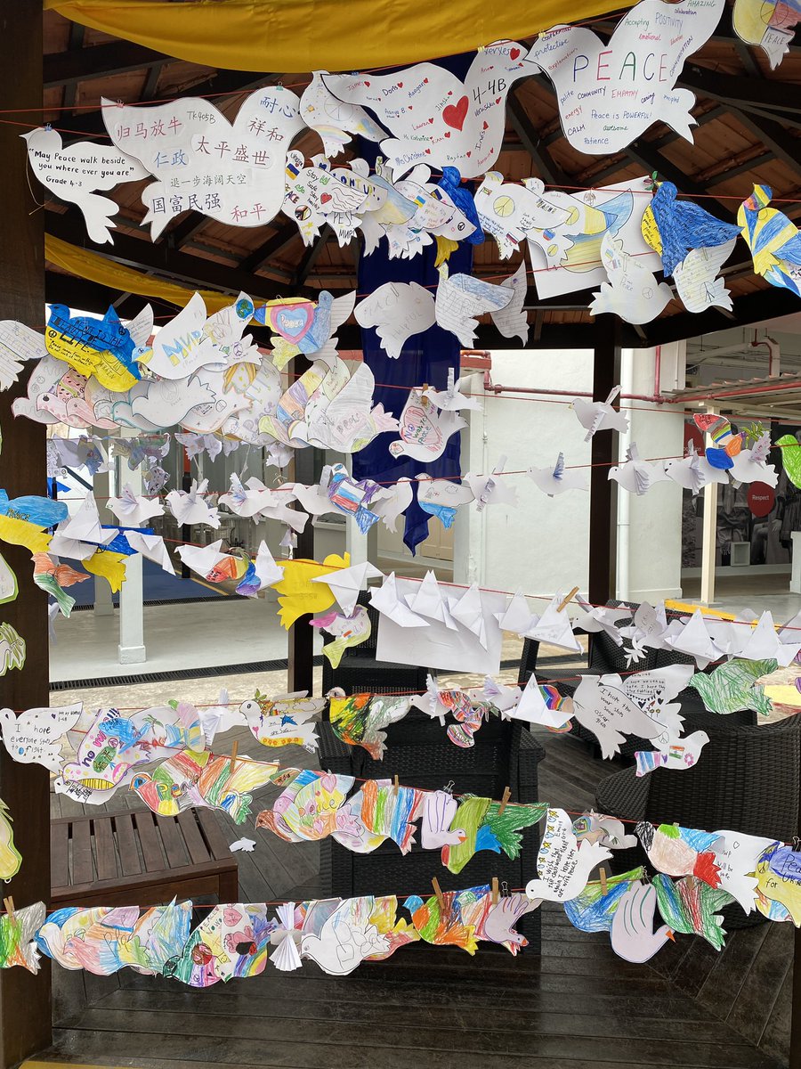 icklefishnz's tweet photo. Celebrating Peace at school today - thought provoking conversations! #PeaceInUkraine https://t.co/3pRdnQT4IV