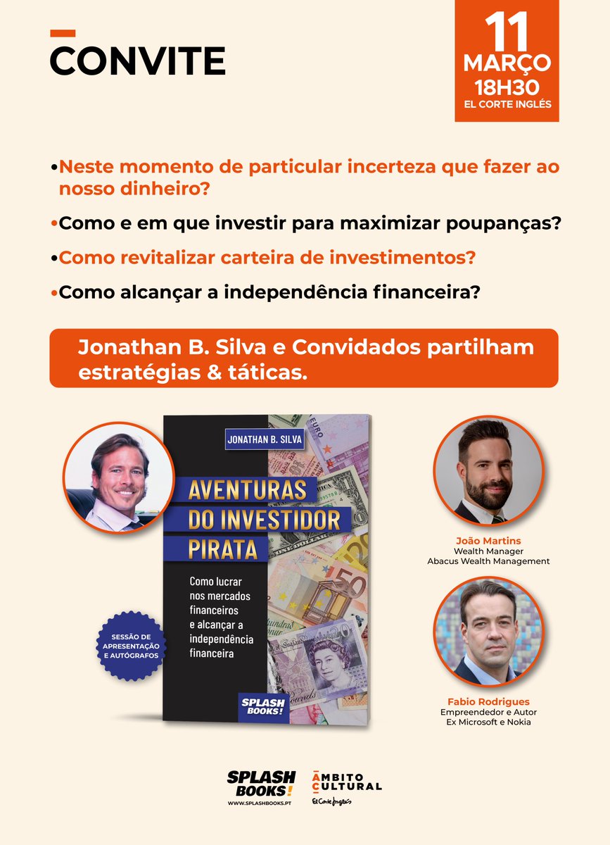RevistaDOit's tweet photo. HOJE! Apresentação - Aventuras do Investidor Pirata.
https://t.co/wWiXTCGFEC https://t.co/11sJHKIaUJ