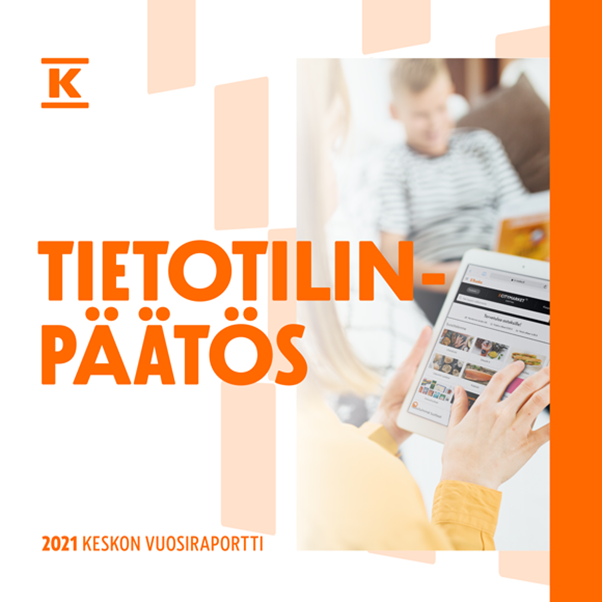 Kesko_IR's tweet photo. Kesko julkaisee ensimmäisenä suomalaisena pörssiyhtiönä osana vuosiraportointia tietotilinpäätösraportin. 
Raportissa kuvataan, miten hyödynnämme dataa vastuullisesti ja luomme sen avulla arvoa itsellemme ja sidosryhmille: https://t.co/KvN14HOatf

#sijoittaminen #tietotilinpäätös https://t.co/25sWeZmjhQ