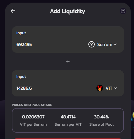 serrumtoken's tweet photo. Add @serrumtoken pair @victorytokenbsc 
Serrum/VIT on @PadiSwap 

@binance @cz_binance @PancakeSwap 
#Binance #BinanceSmartChain #Serrum #VIT #PADI 
https://t.co/iupdLzc7TE

#Crypto #cryptotrading #cryptocurrency #Cryptonews #Pancakeswap #PadiSwap #Serrum #VIT #LeslarMetaverse https://t.co/T8OHAuri3f