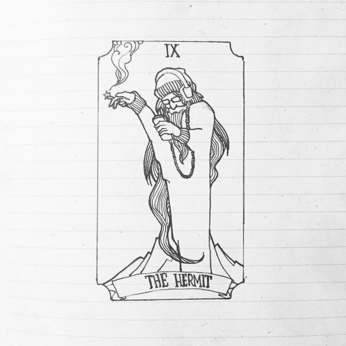 xethTM's tweet photo. Commencing photo dump (3/6):
I guess this was a series I started in 2017 but just got around to finishing it because of reasons...
#TarotSeries https://t.co/KLXq8cFubG